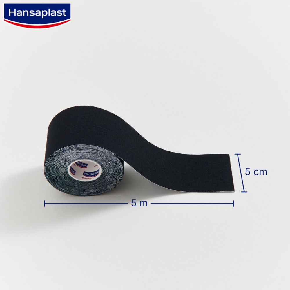 Hansaplast Kinesiologie Tape Schwarz