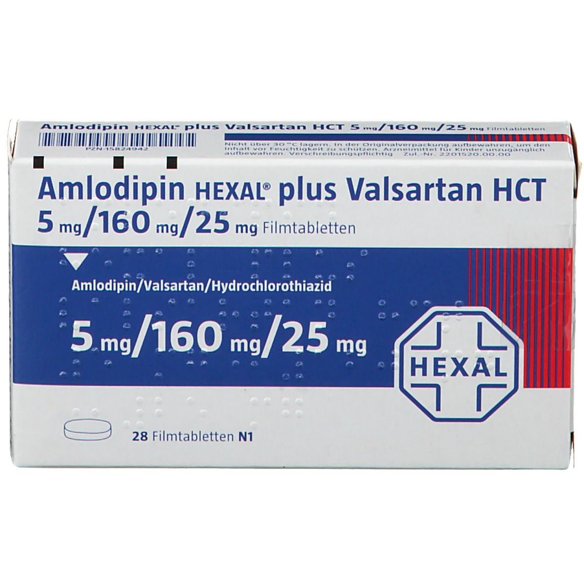 Amlodipin HEXAL® plus Valsartan HCT 5 mg/160 mg/25 mg