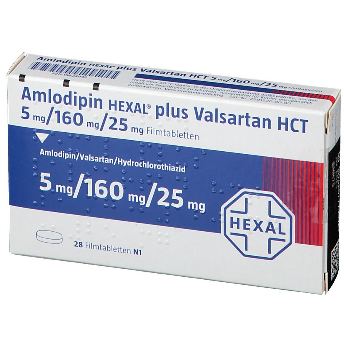 Amlodipin HEXAL® plus Valsartan HCT 5 mg/160 mg/25 mg