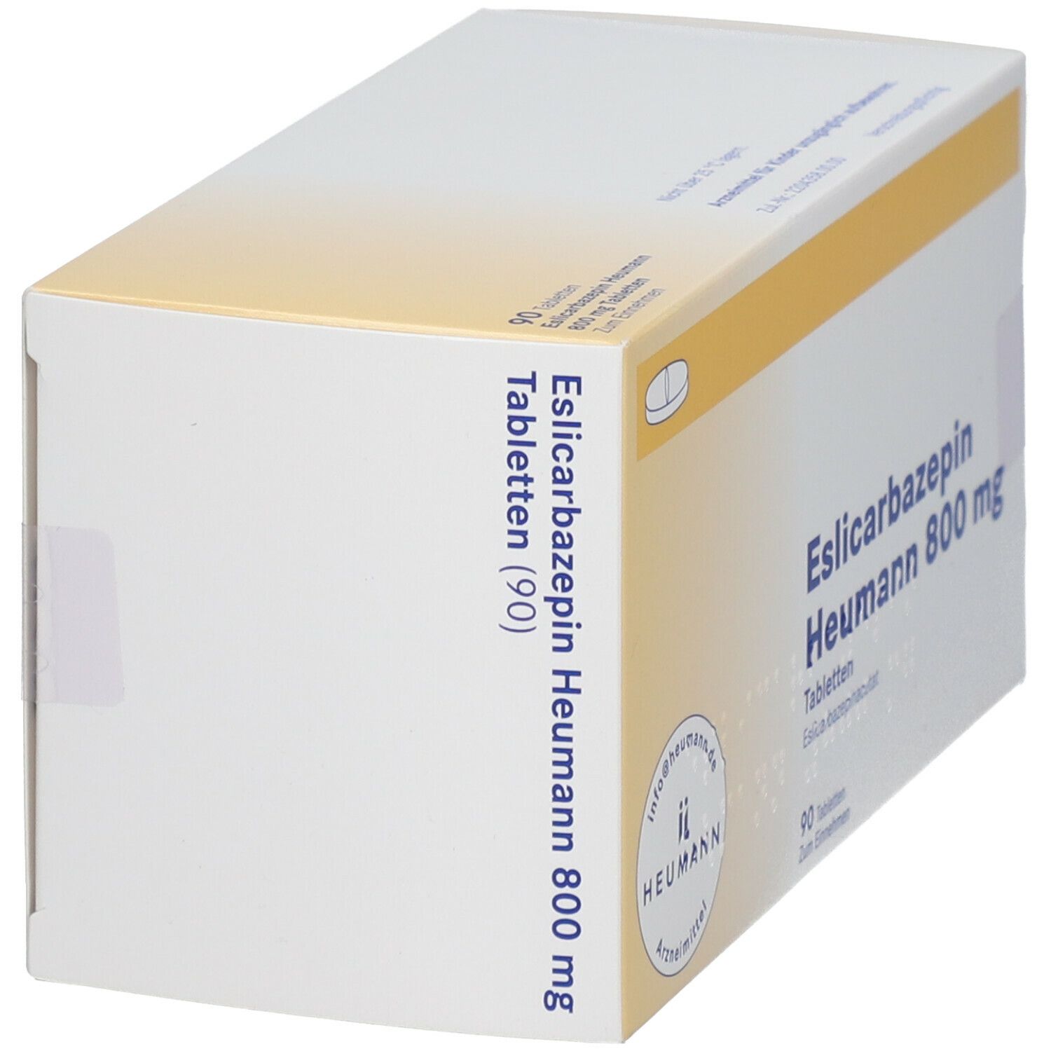 Eslicarbazepin Heumann 800 mg Tabletten 90 St