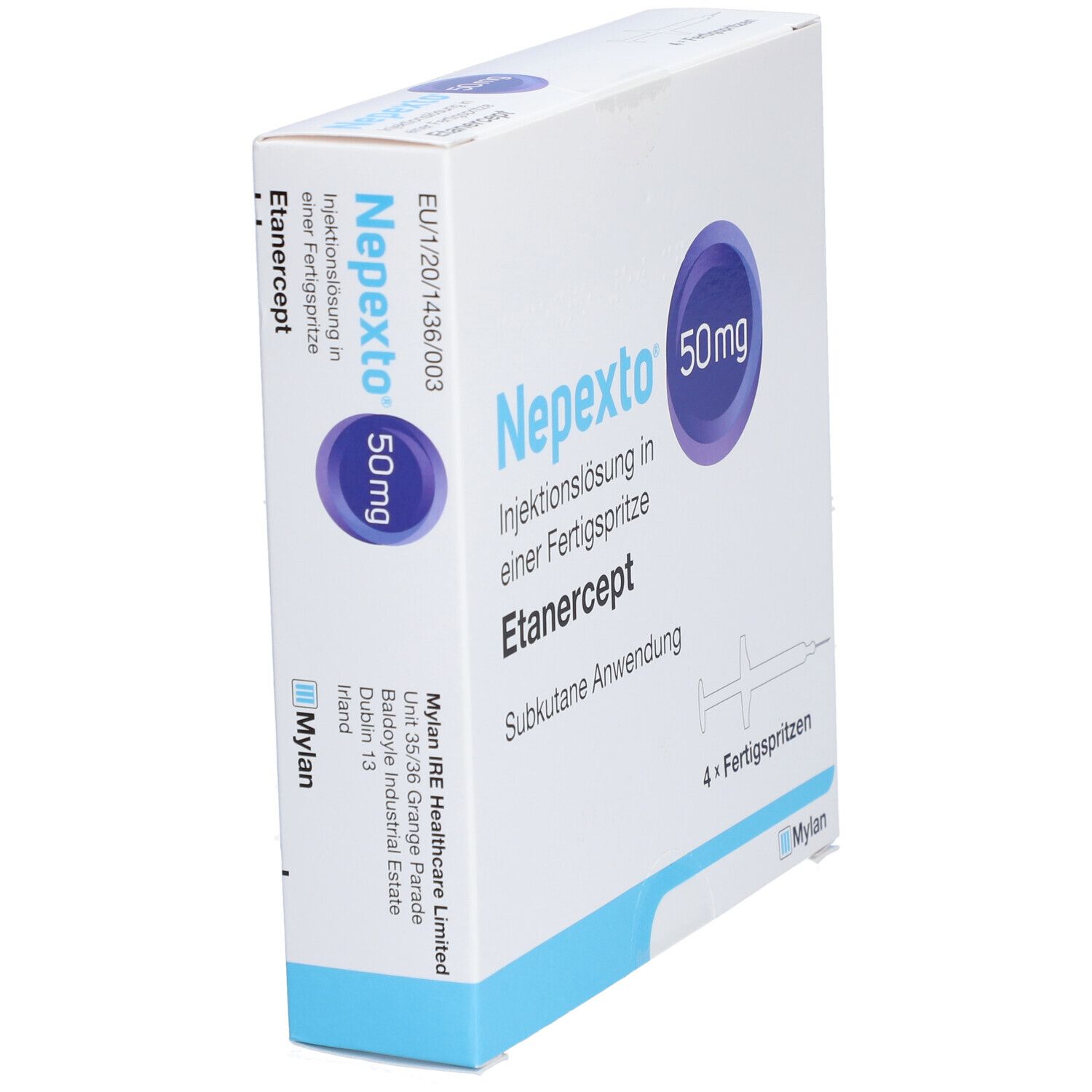 Nepexto 50 mg Injektionslösung i.e.Fertigspritze 4 St