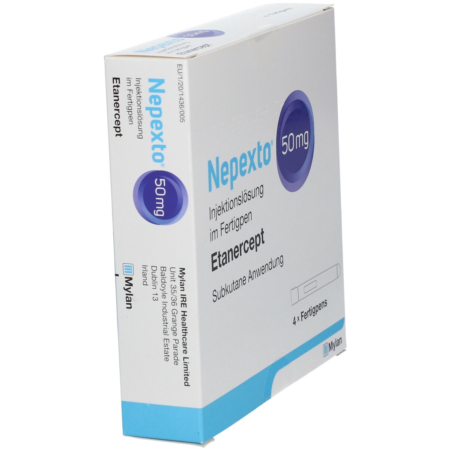 Nepexto 50 mg Injektionslösung im Fertigpen 4 St