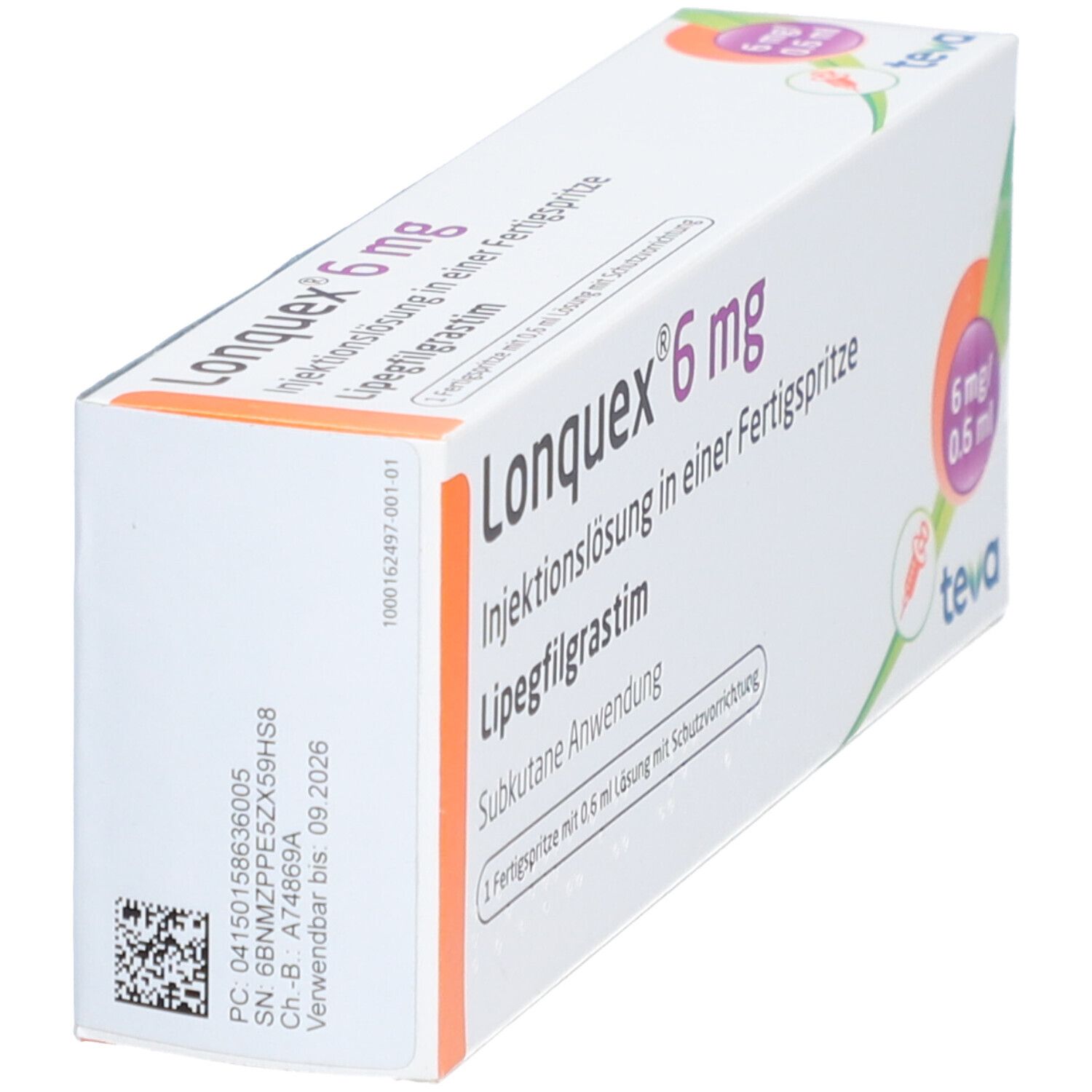 Lonquex 6 mg Injektionslösung i.e.Fertigspritze 1 St Fertigspritzen