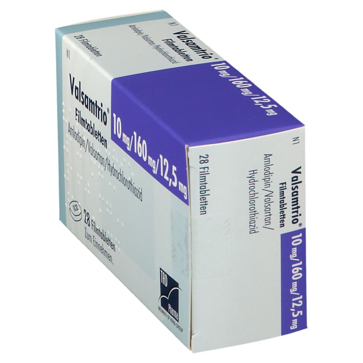 Valsamtrio 10 mg/160 mg/12,5 mg Filmtabletten 28 St