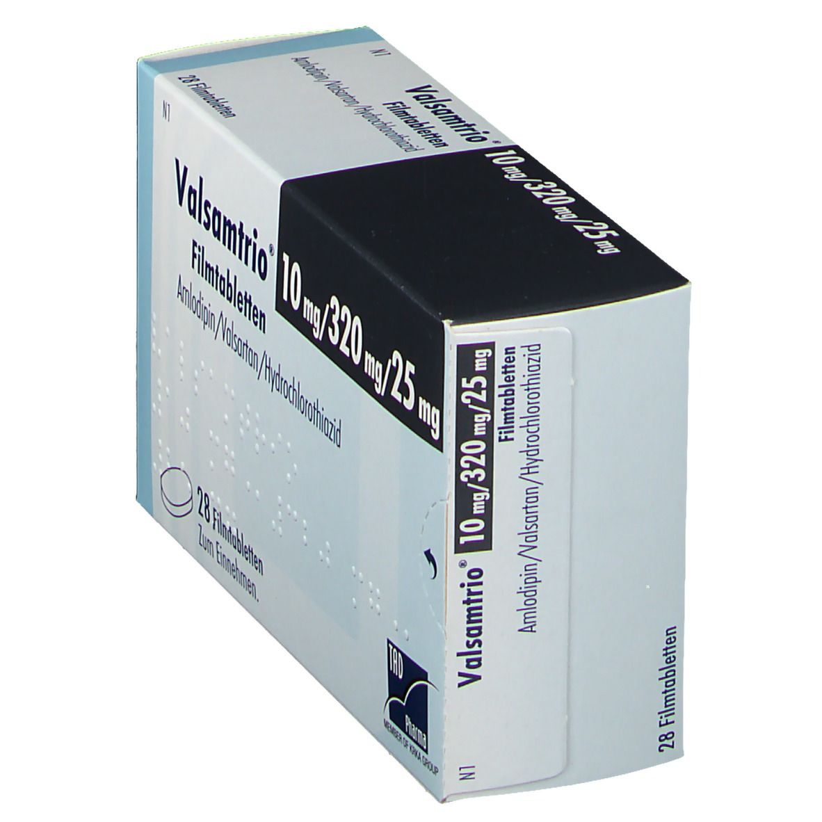 Valsamtrio 10 mg/320 mg/25 mg Filmtabletten 28 St