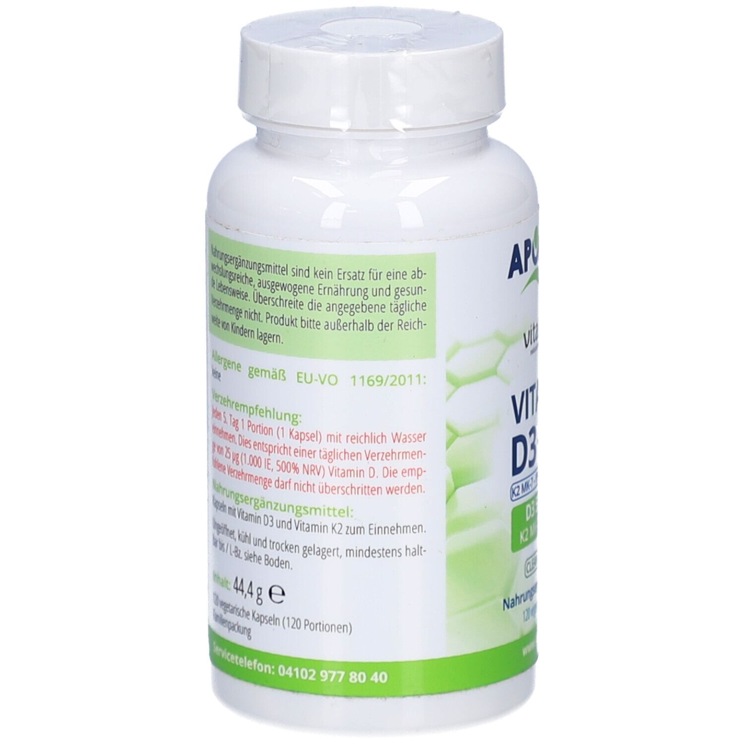 APOrtha® Vitamin D3 5.000 IE + Vitamin K2 vitaMK7® 200 µg Kapseln