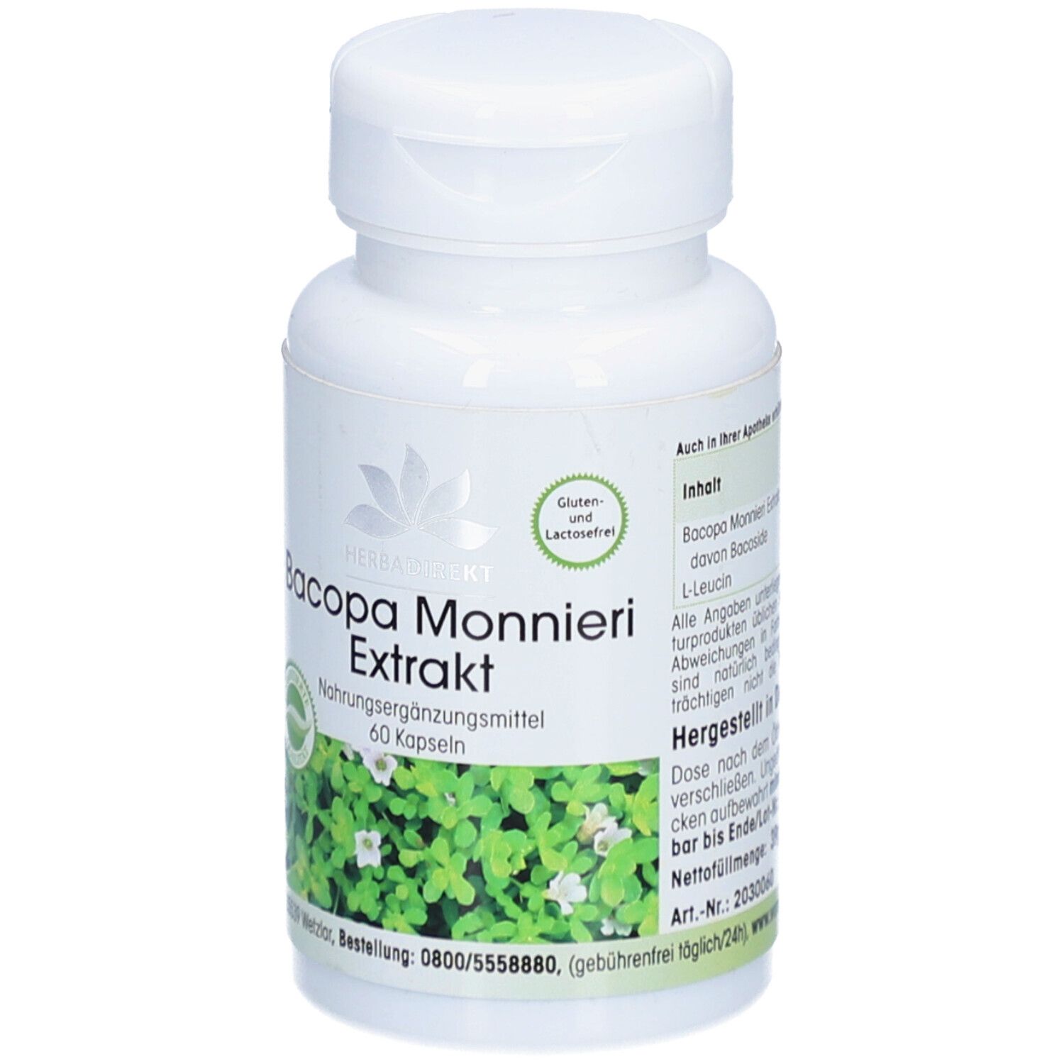 Warnke Vitalstoffe Bacopa Monnieri Extrakt Kapseln