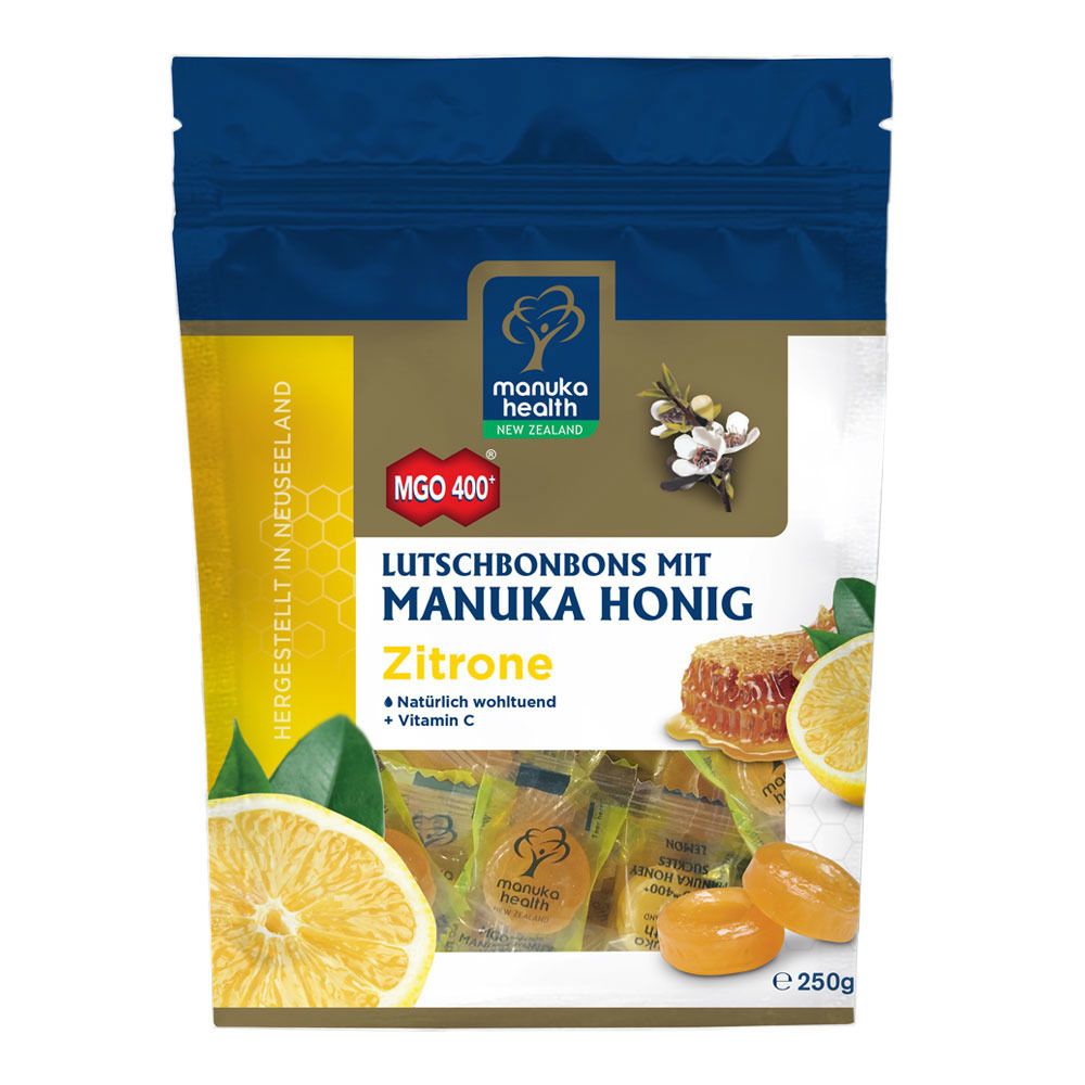 MANUKA HEALTH MGO 400+ Lutschbonbons Zitrone