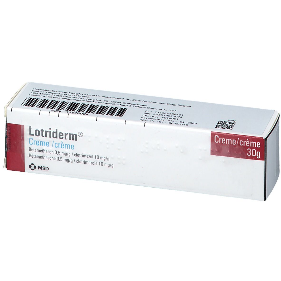 Lotriderm® Creme 10/160/12.5Mg