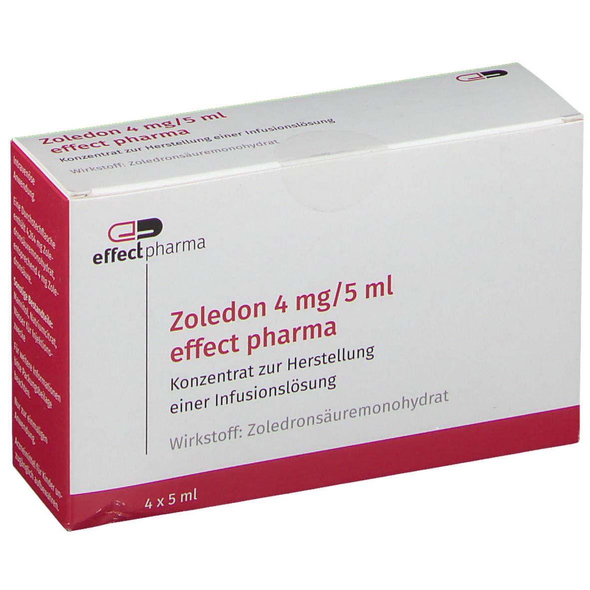 Zoledon 4 mg/5 ml effect pharma