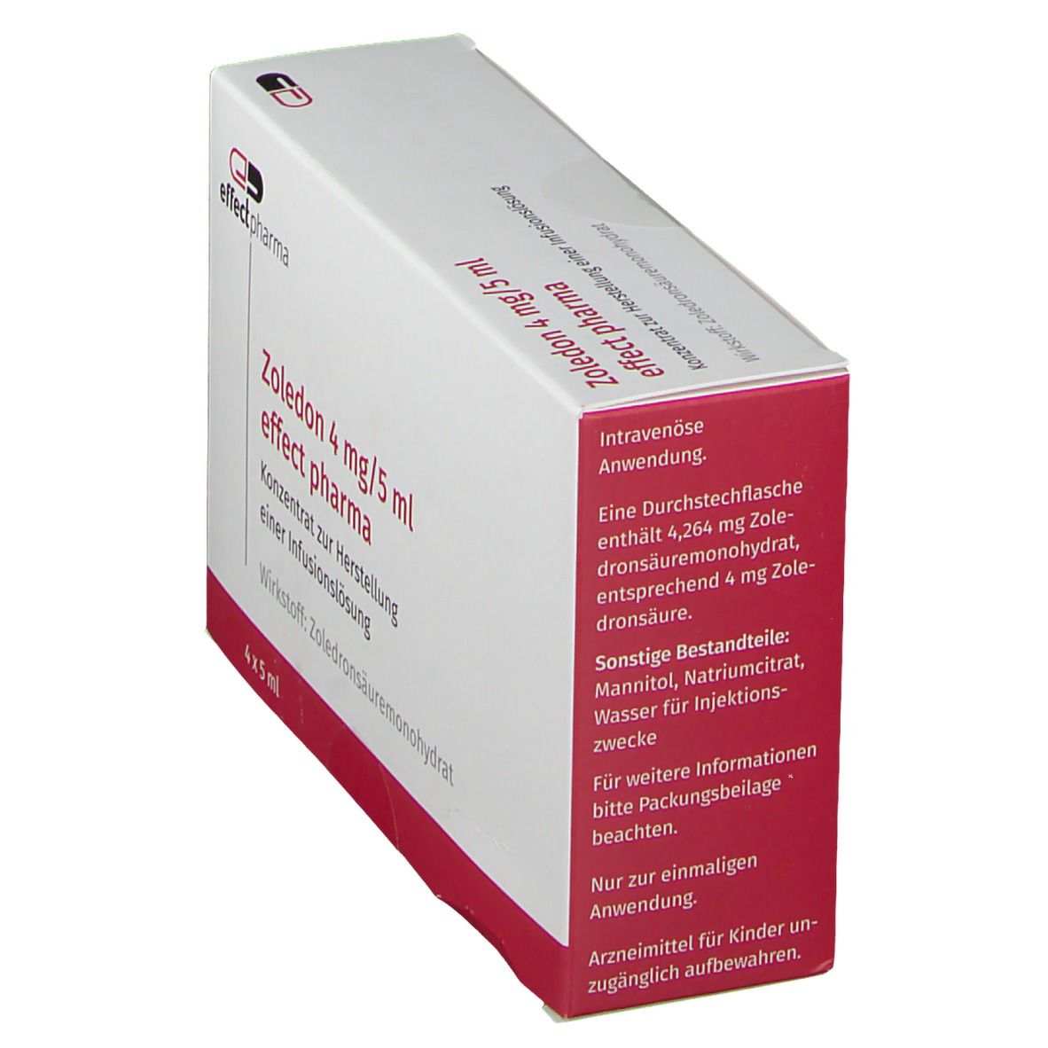 Zoledon 4 mg/5 ml effect pharma