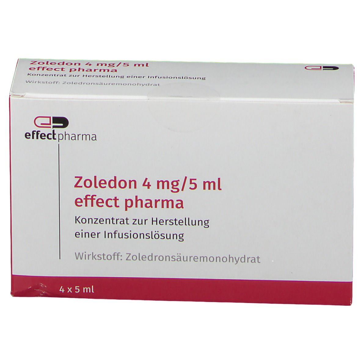 Zoledon 4 mg/5 ml effect pharma