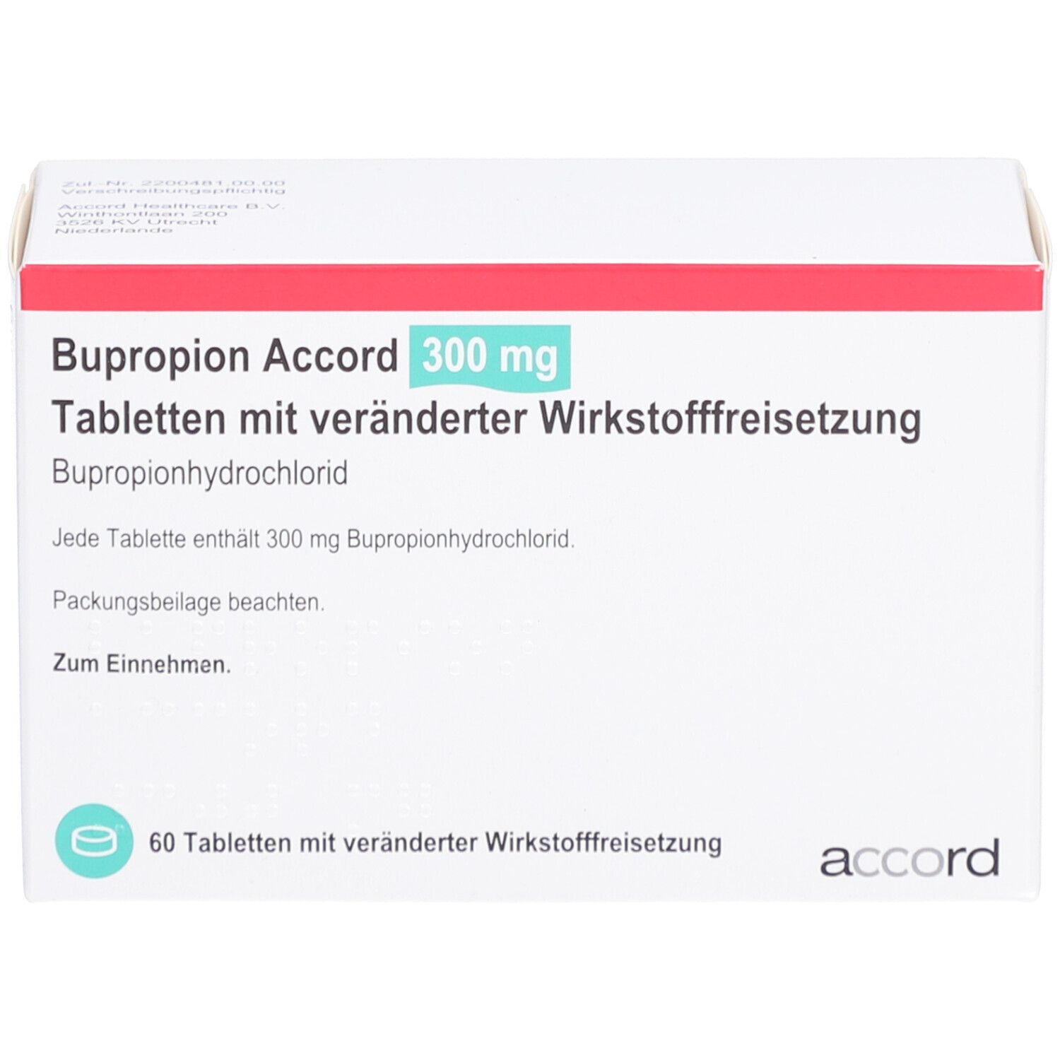 BUPROPION Accord 300 mg Tab.m.verä.Wst.-Frs.