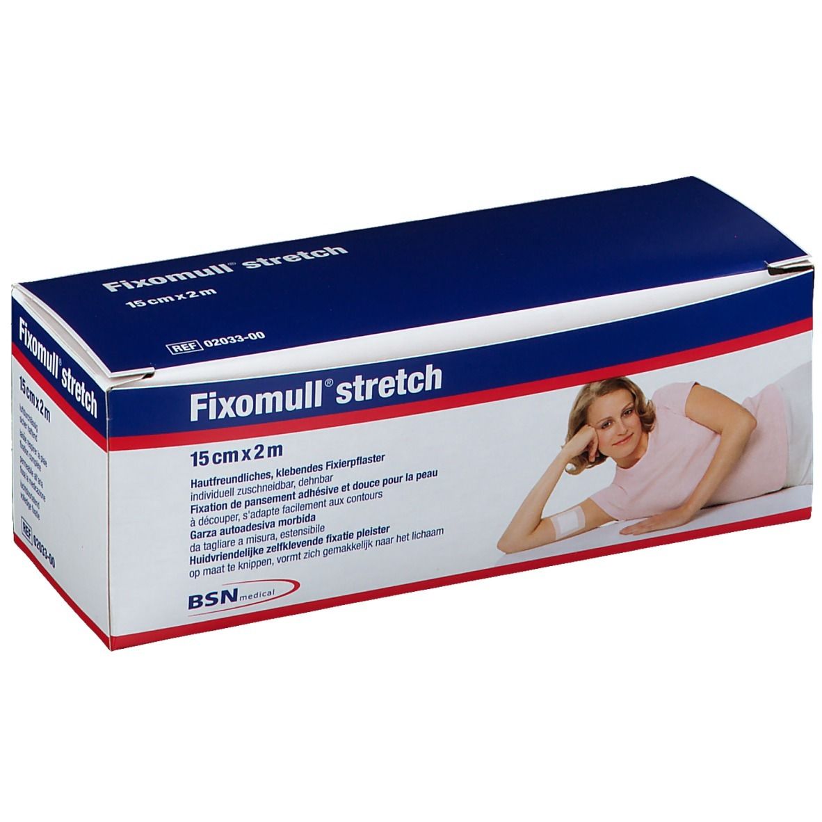 Fixomull® stretch Fixierpflaster 15 cm x 2 m