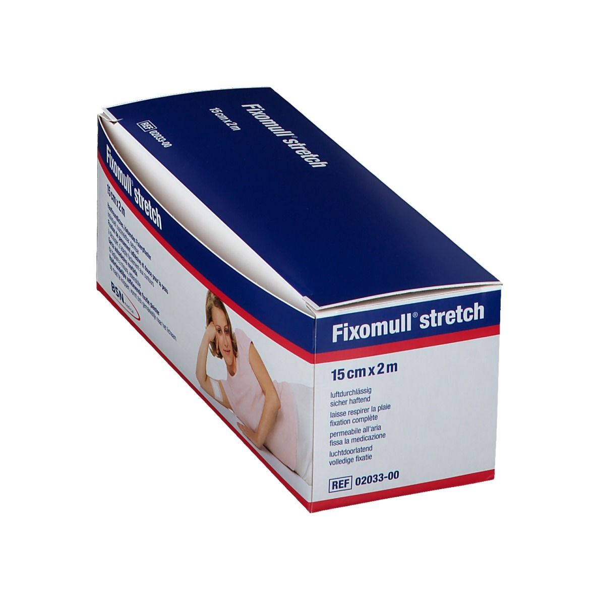 Fixomull® stretch Fixierpflaster 15 cm x 2 m