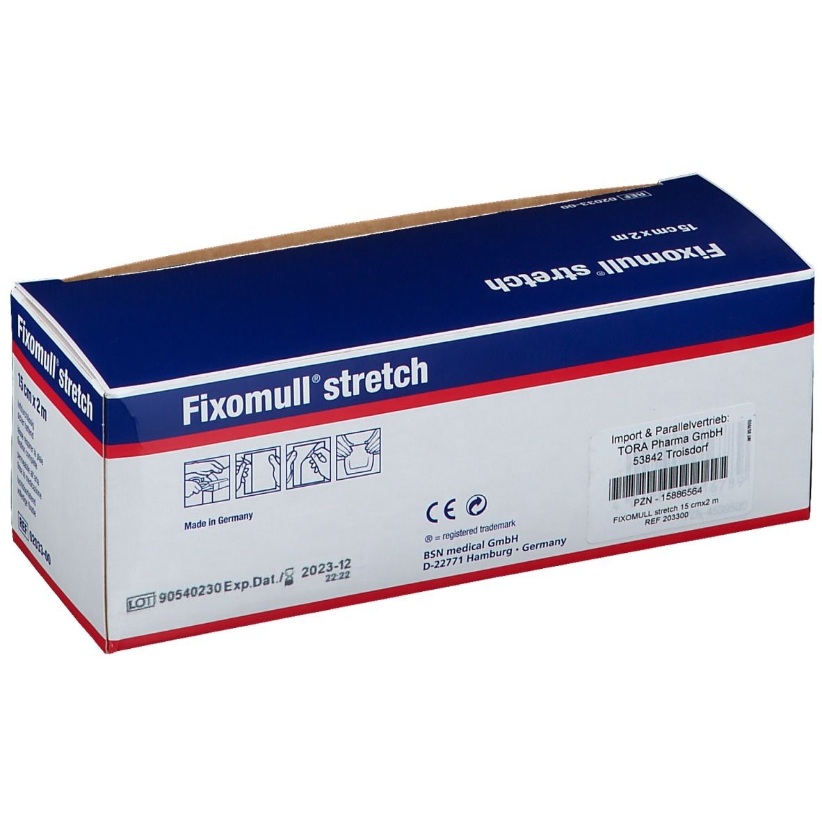 Fixomull® stretch Fixierpflaster 15 cm x 2 m