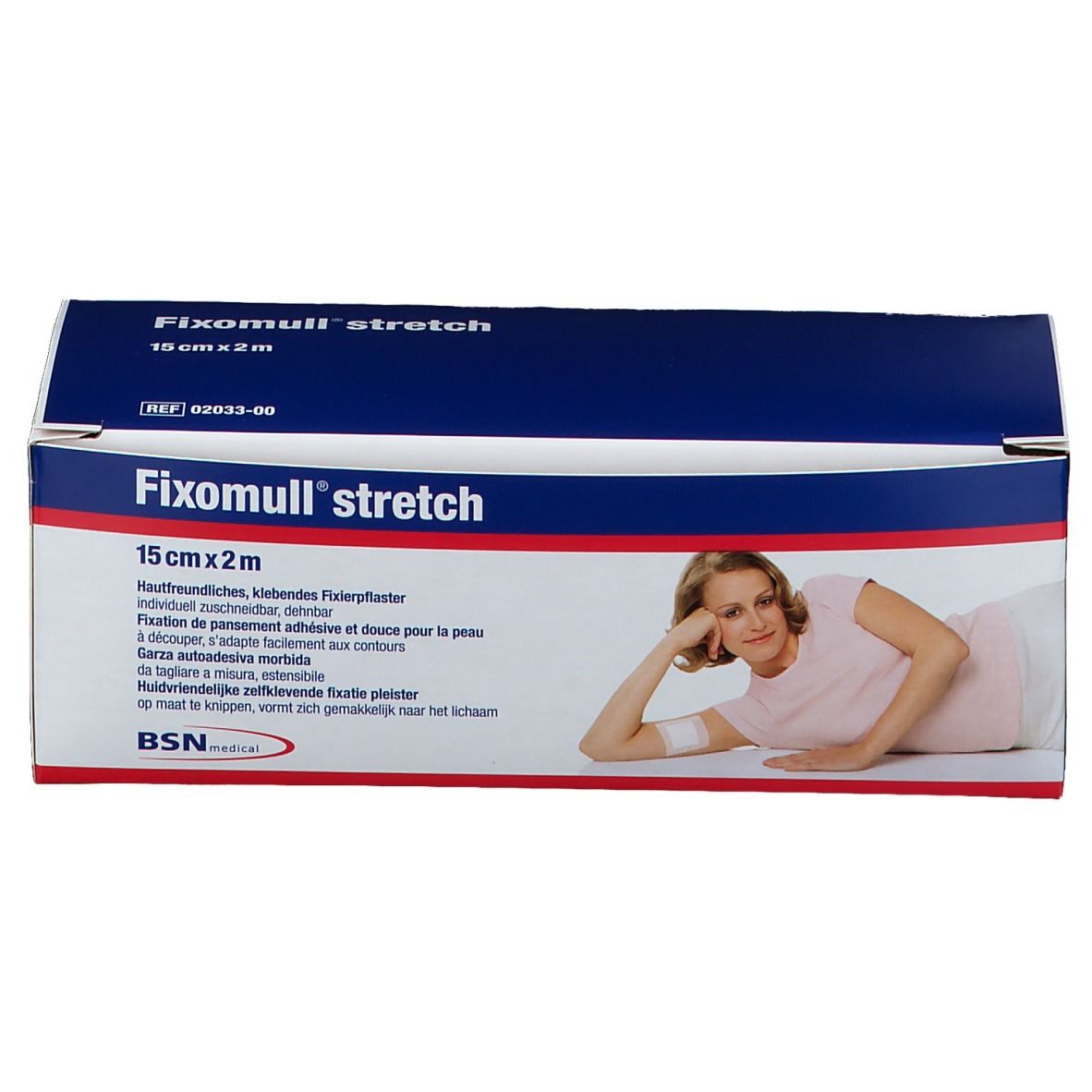 Fixomull® stretch Fixierpflaster 15 cm x 2 m