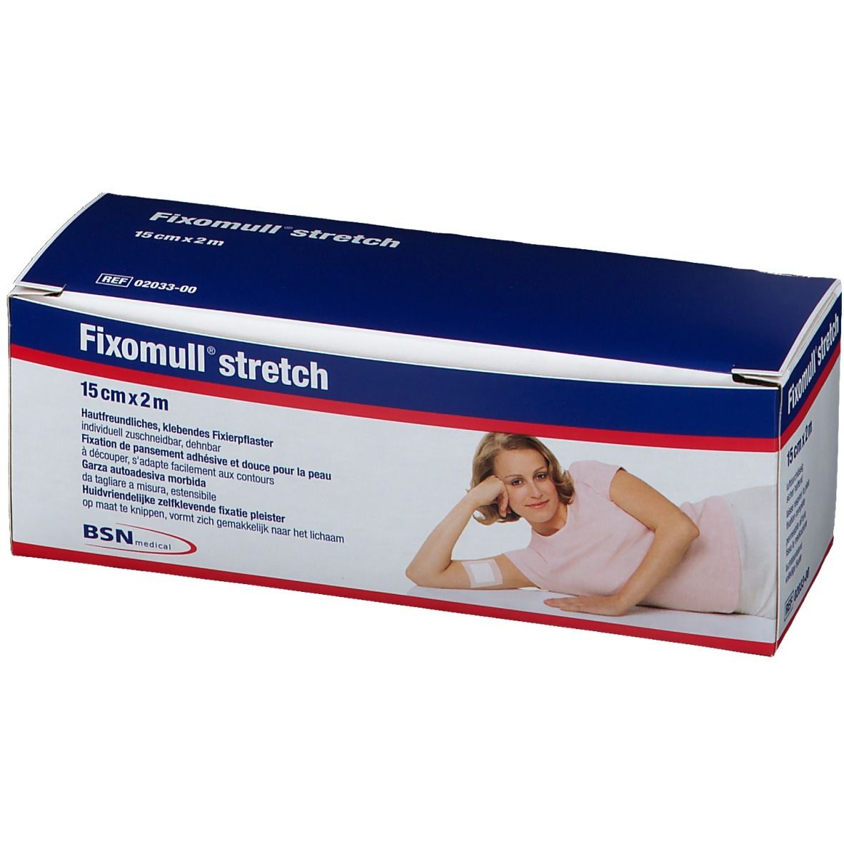 Fixomull® stretch Fixierpflaster 15 cm x 2 m