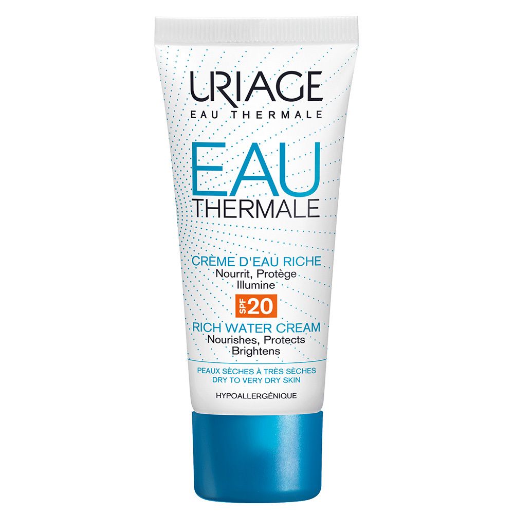 URIAGE EAU THERMALE Rich Water Cream SPF20 / Reichhaltige UV-Feuchtigkeitspflege