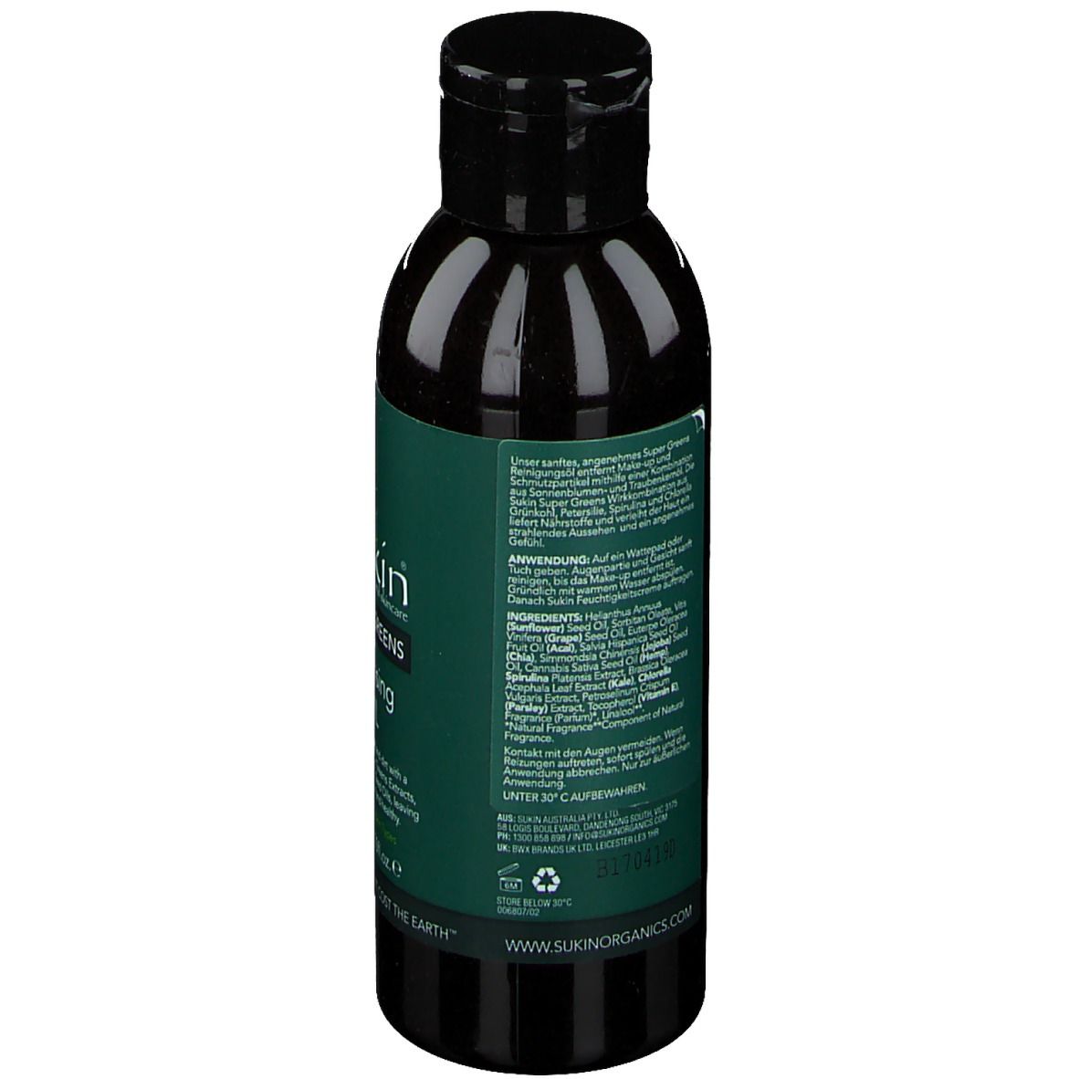 sukin® Super Greens Cleansing Oil