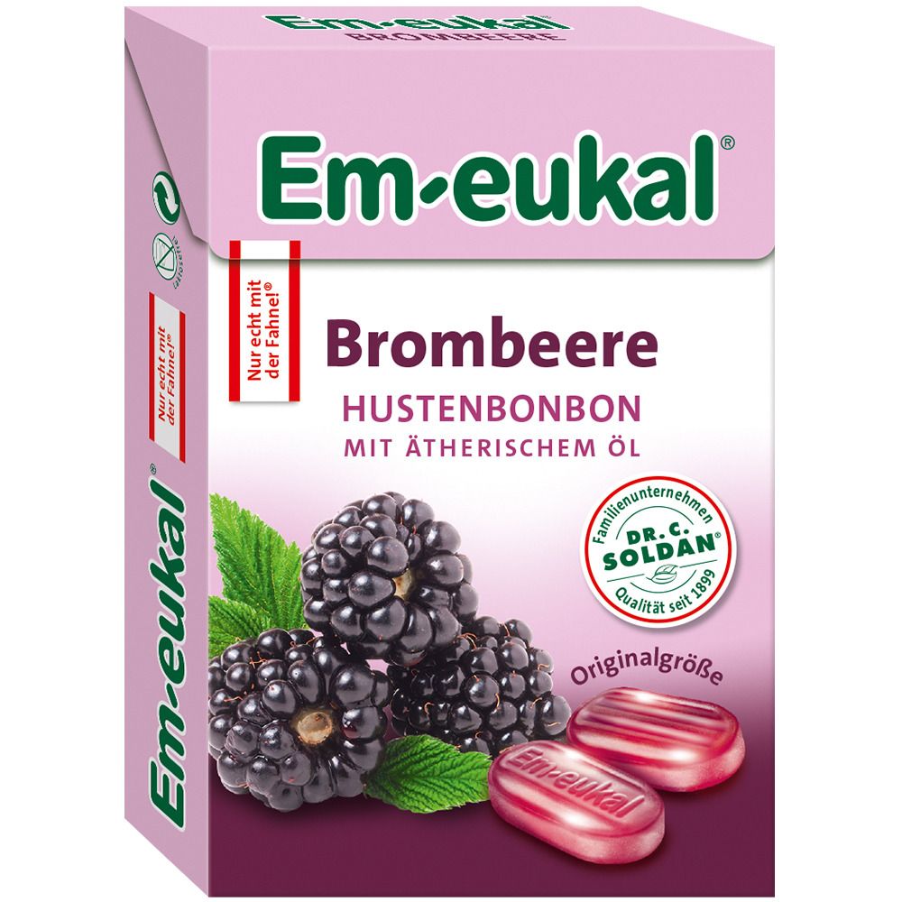 Em-Eukal Hustenbonbons Brombeere zuckerhaltig