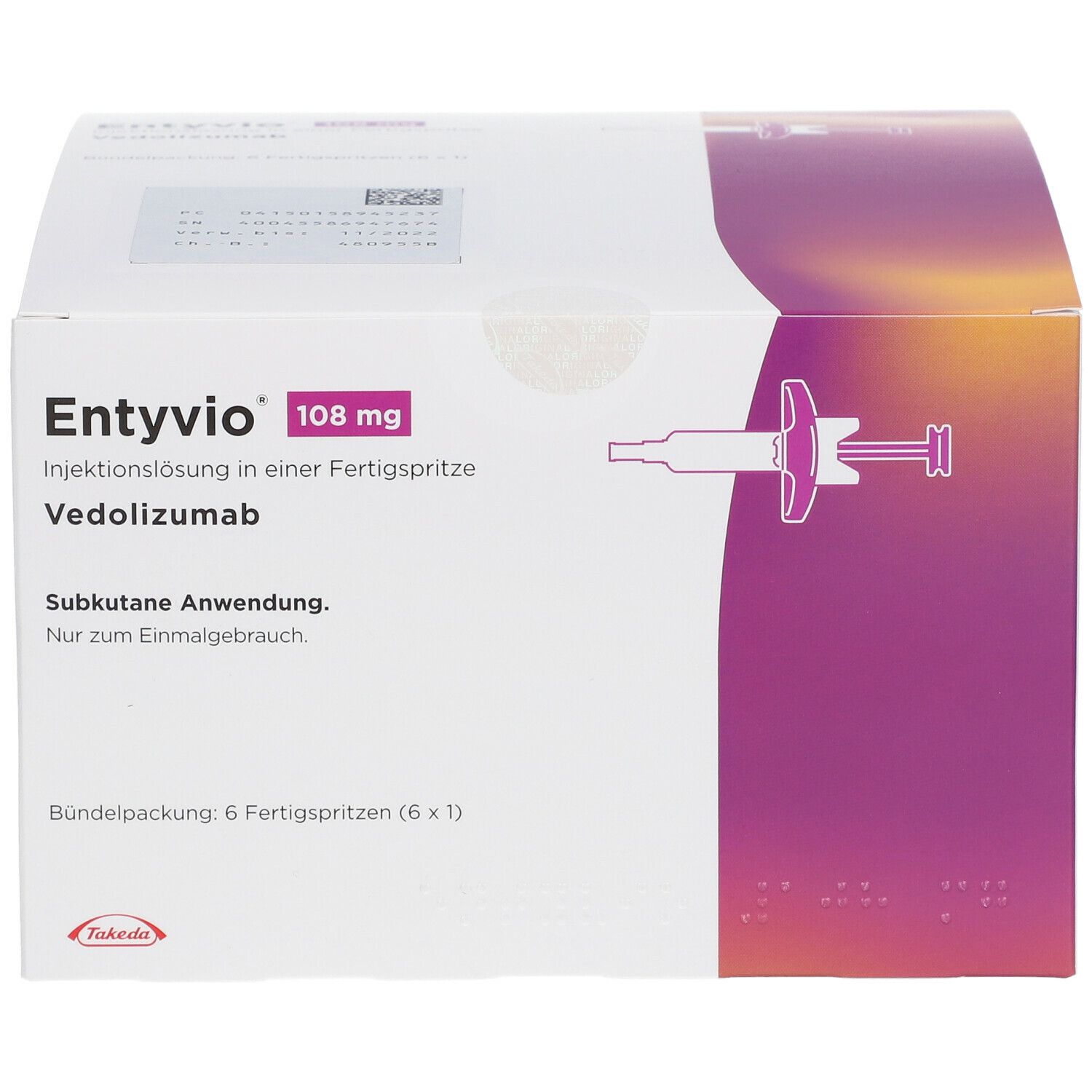 Entyvio® 108 mg