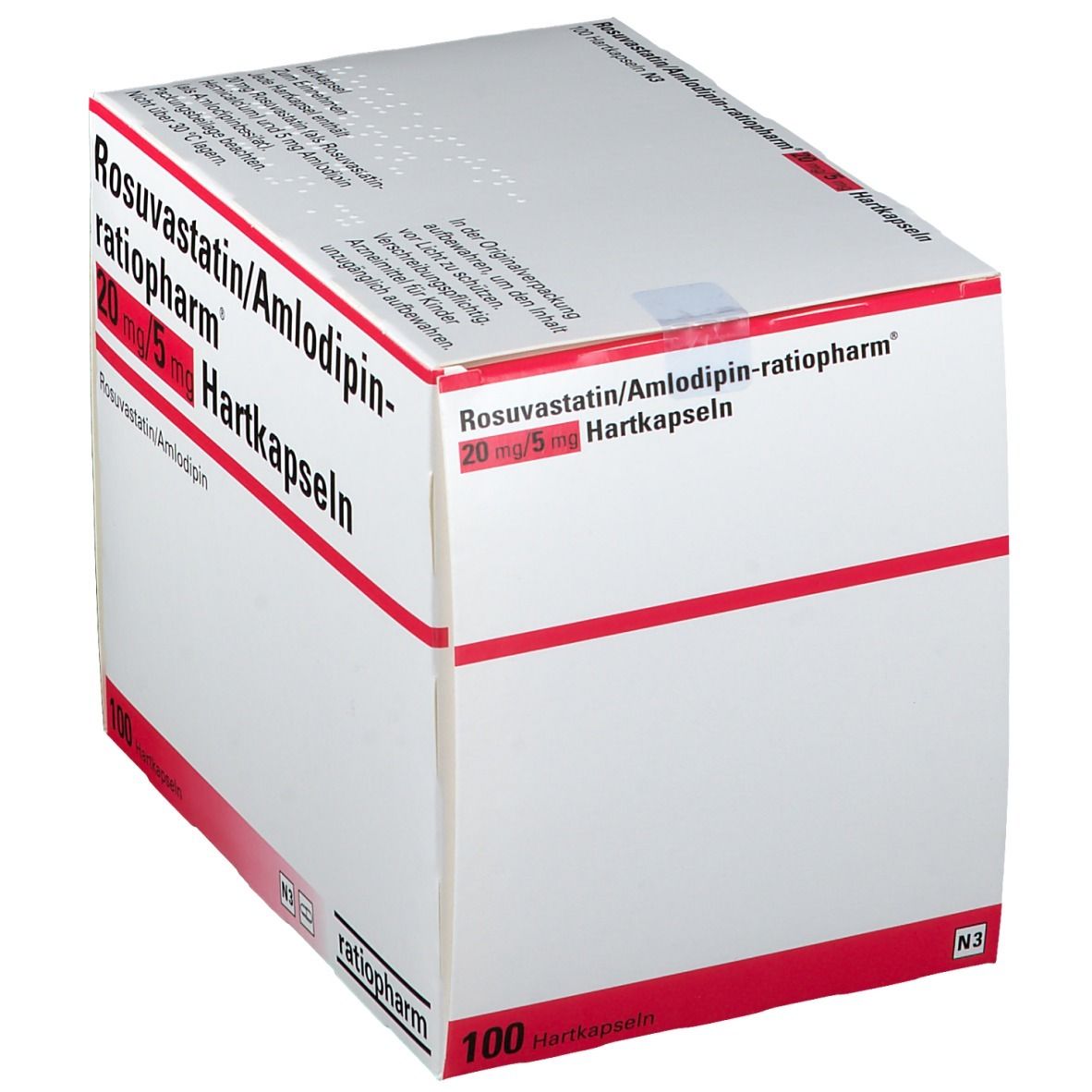 Rosuvastatin/Amlodipin-ratiopharm® 20 mg/5 mg