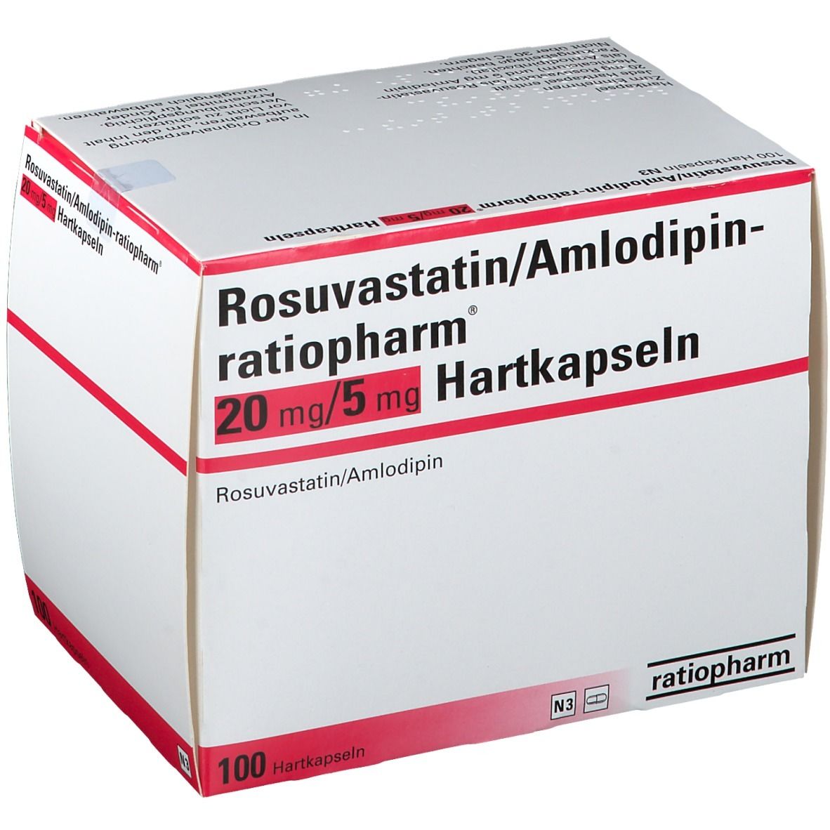 Rosuvastatin/Amlodipin-ratiopharm® 20 mg/5 mg