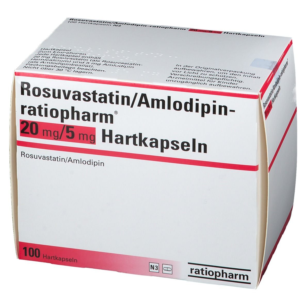 Rosuvastatin/Amlodipin-ratiopharm® 20 mg/5 mg