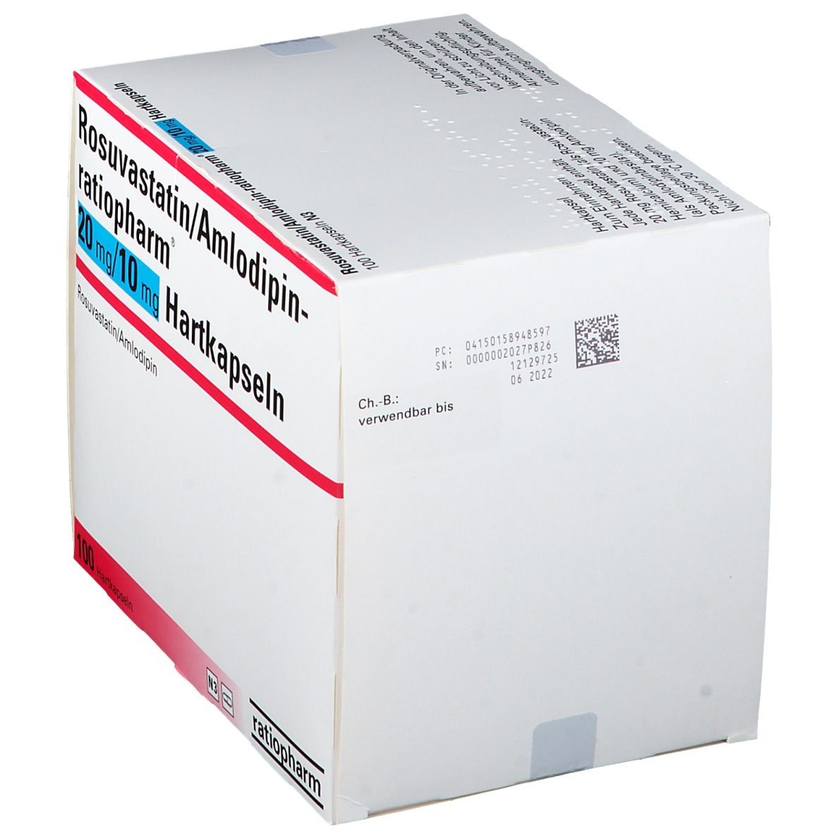 Rosuvastatin/Amlodipin-ratiopharm® 20 mg/10 mg