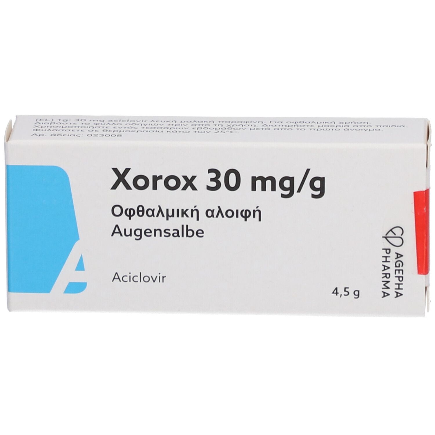 XOROX 30 mg/g Augensalbe