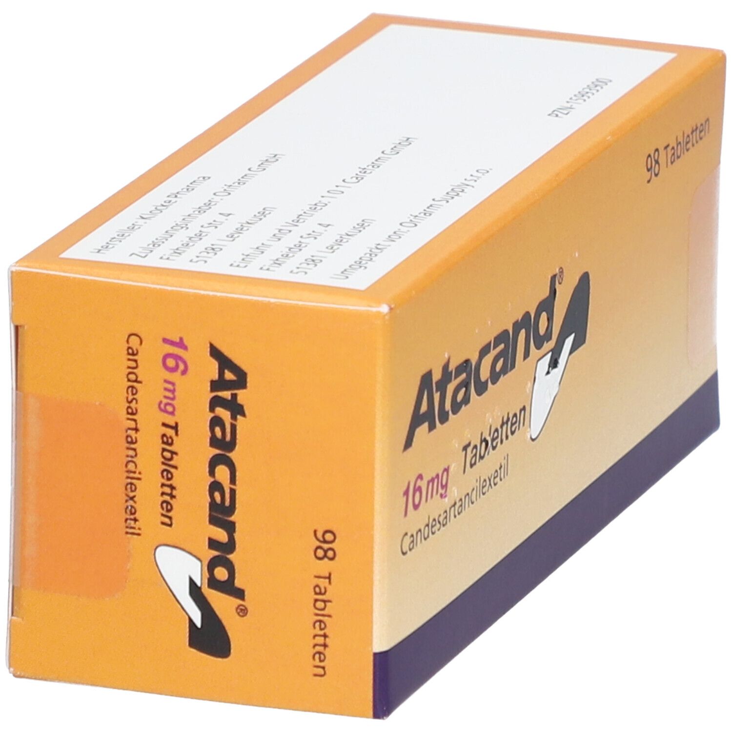 Atacand 16 mg Tabletten 98 St