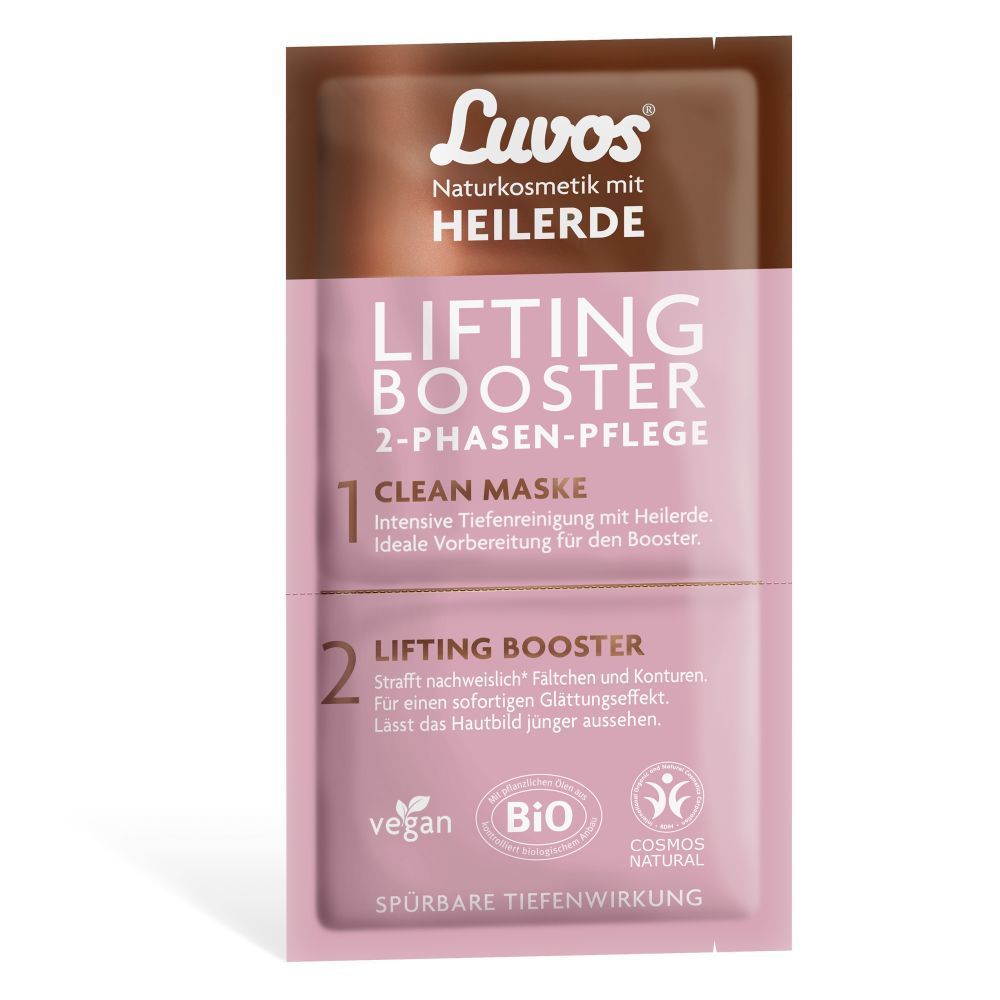 Luvos terre médicinale Lifting Booster avec masque Clean, soin en 2 phases