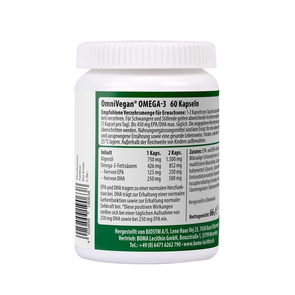 Omnivegan Omega-3 Kapseln 60 St