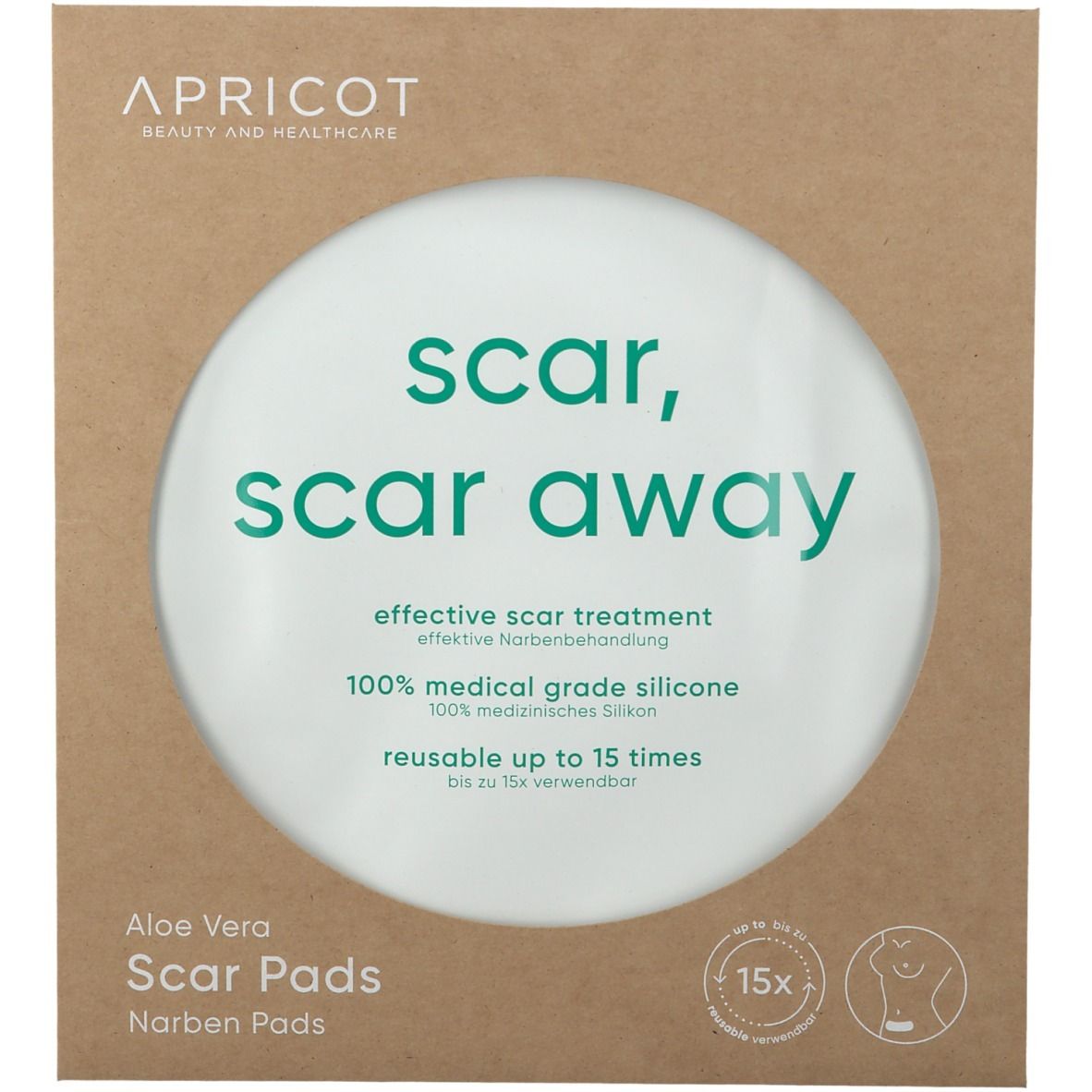 Silicon care® Narben Pads 2 St Kompressen