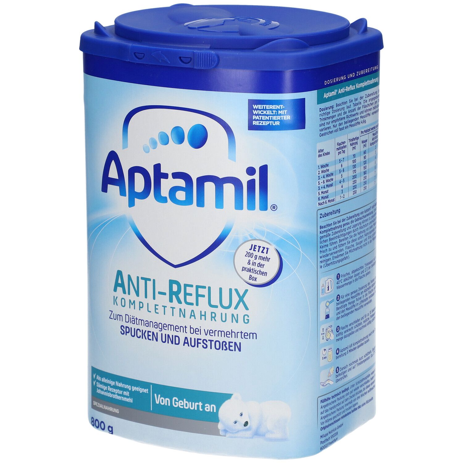 Aptamil® Anti-Reflux Komplettnahrung 800 g Pulver