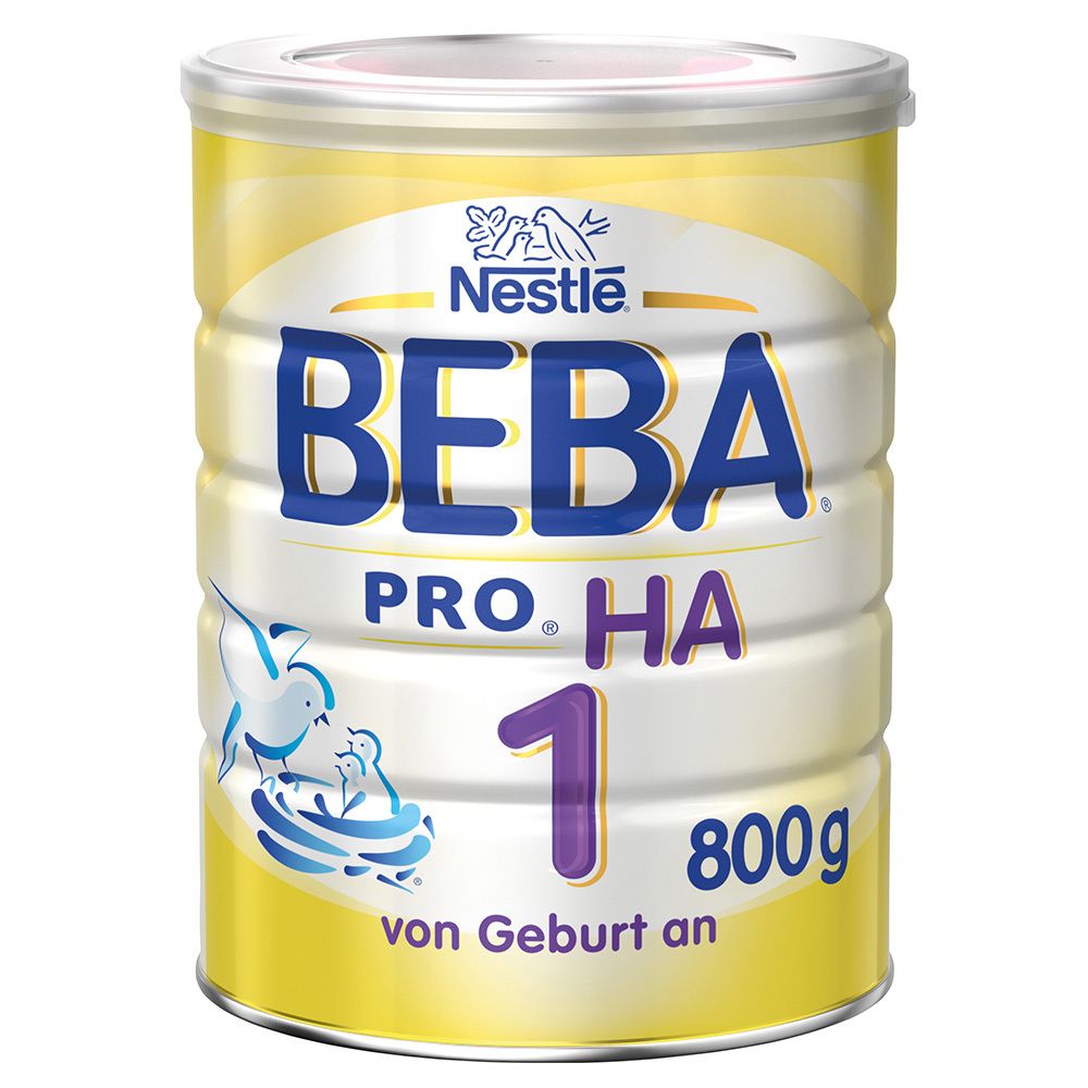 Nestlé Beba PRO HA 1 Anfangsnahrung, von Geburt an 800 g Pulver