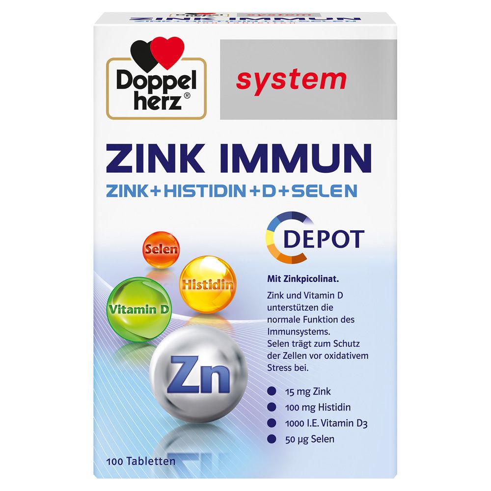 Doppelherz® system Zink Immun 100 St Tabletten