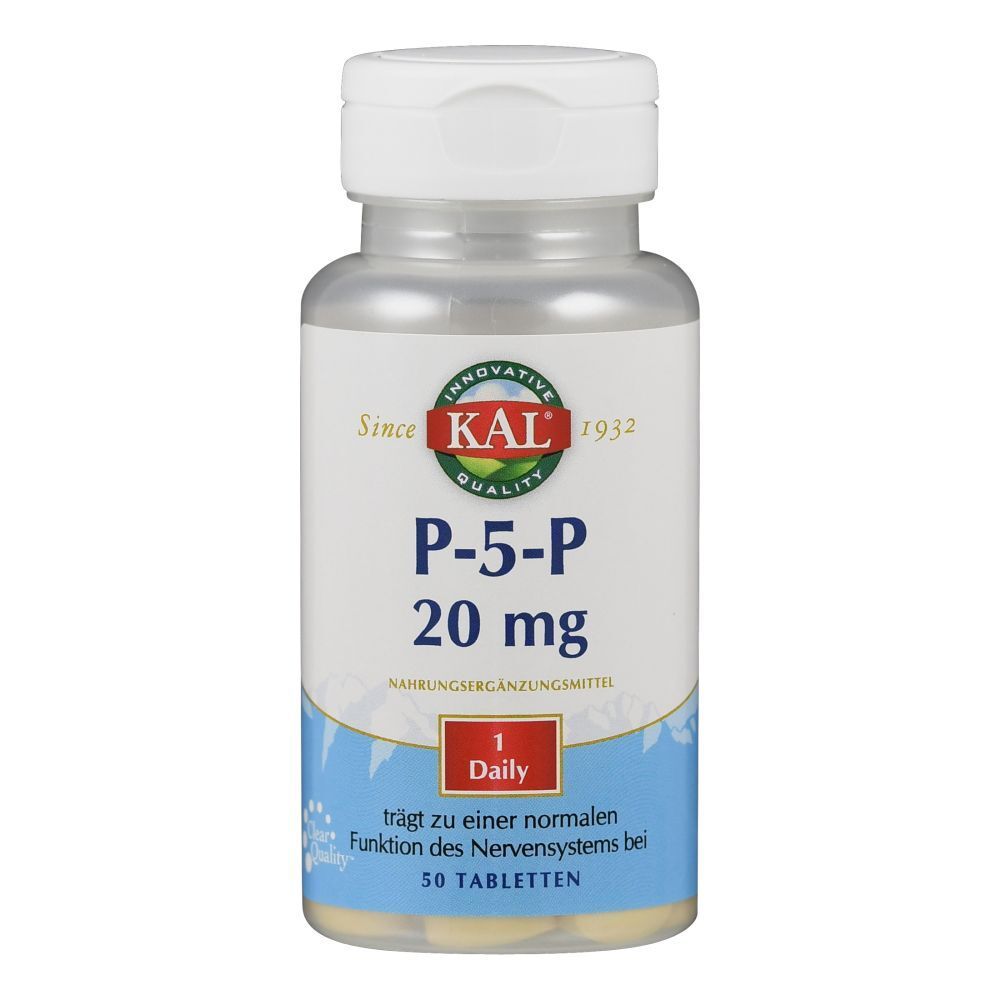 KAL ® P-5-P 20 mg Pyridoxal-5-Phosphat Tabletten 20 mg 50 St Tabletten
