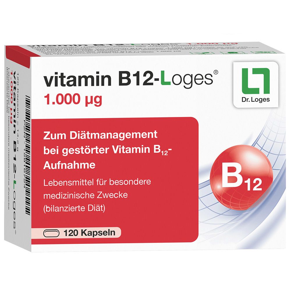 Vitamin B12-Loges® 1.000 ug 120 St Kapseln