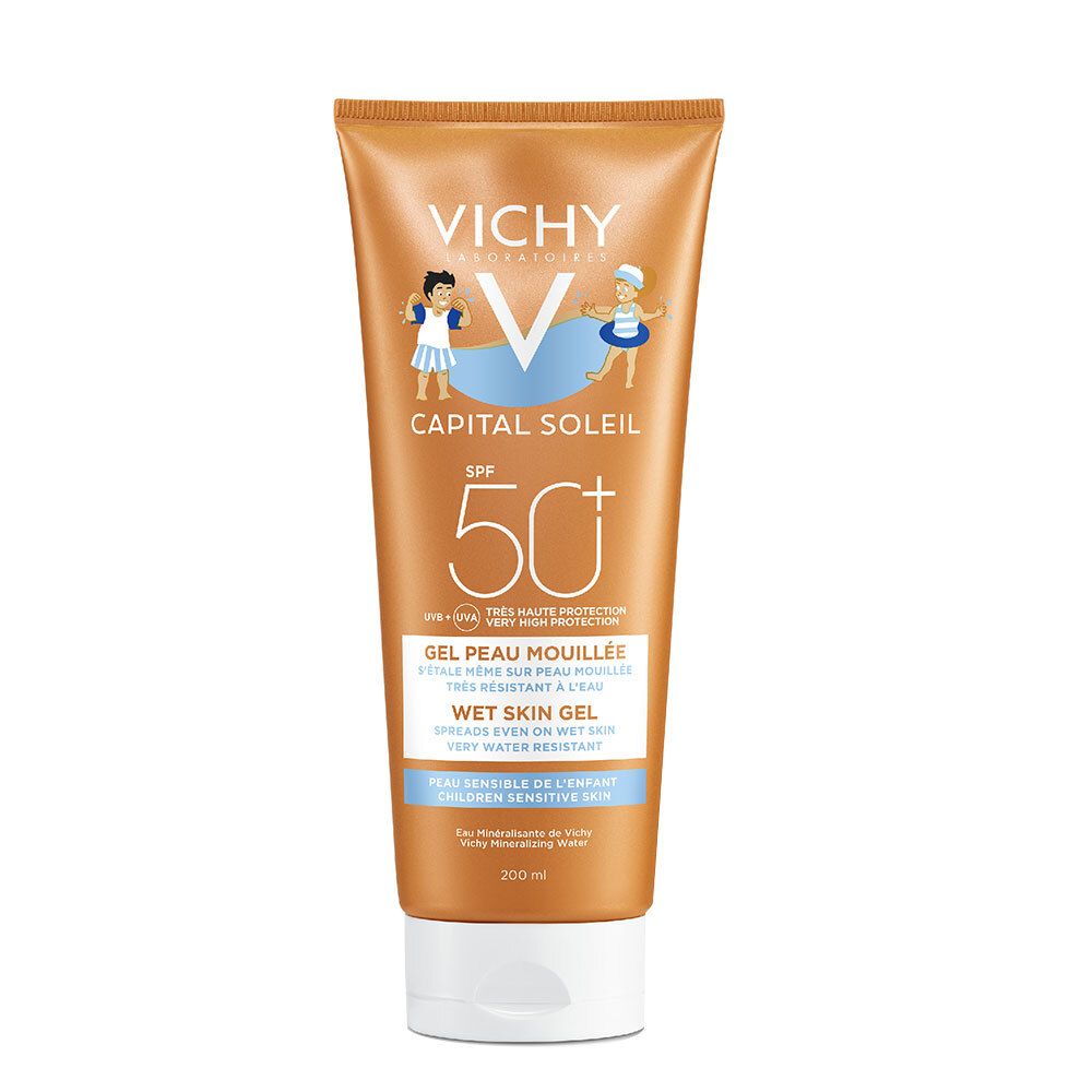 Vichy Capotal Soleil Wet-Gel Milch Kinder 200 ml Milch