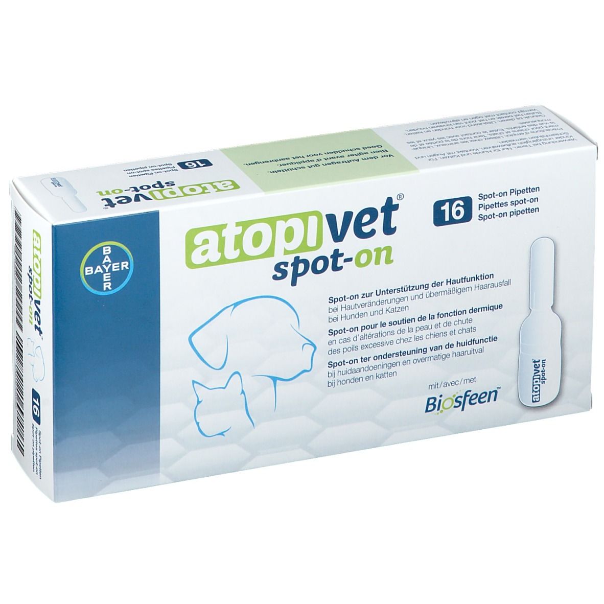 Atopivet® spot-on für Hunde und Katzen 16 St Pipetten