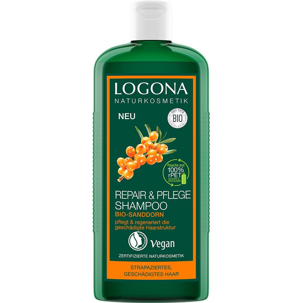 LOGONA Repair & Pflege Shampoo Bio-Sanddorn