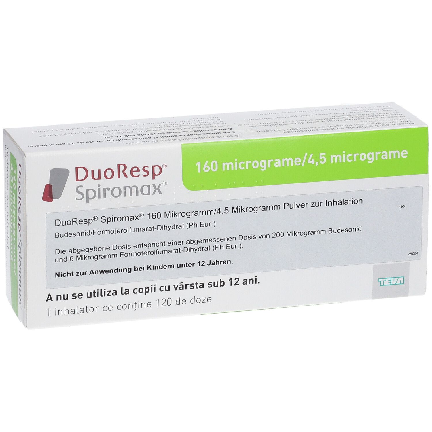 DUORESP Spiromax 160µg/4,5µg/Dosis 1x120ED Inh.-P.