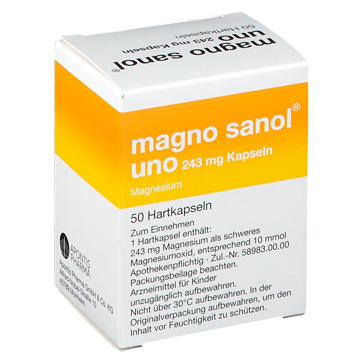 magno sanol® uno 243 mg Kapseln