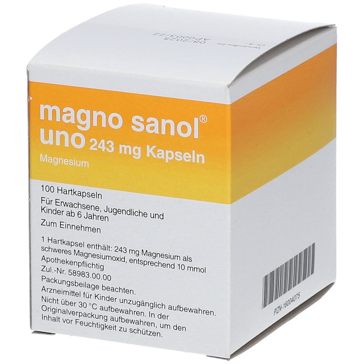magno sanol® uno 243 mg Kapseln