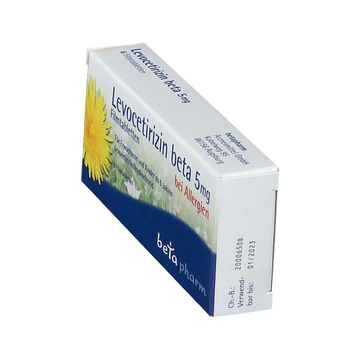 Levocetirizin beta 5 mg