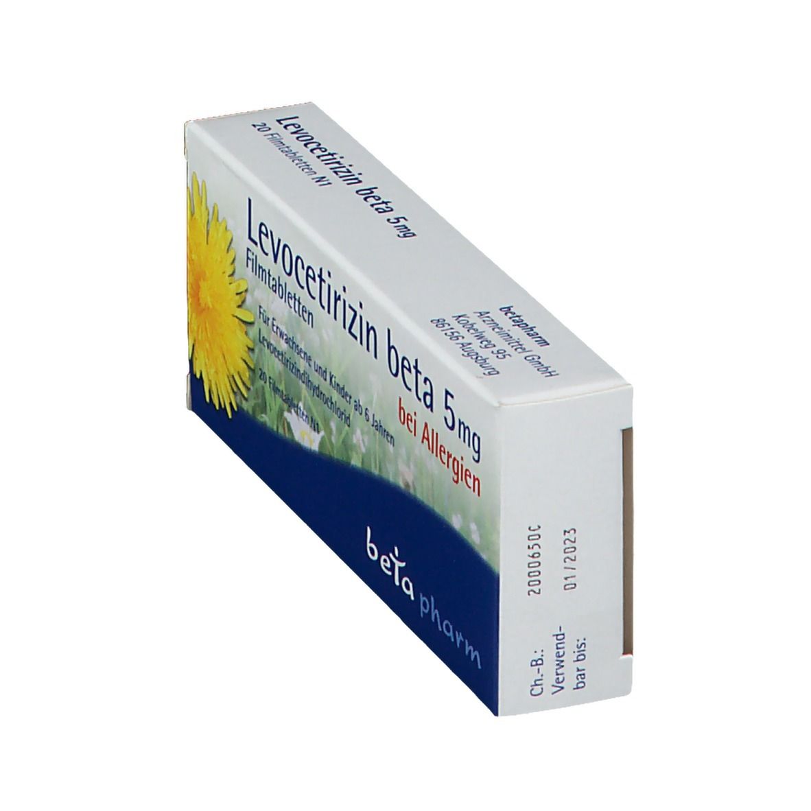 Levocetirizin beta 5 mg