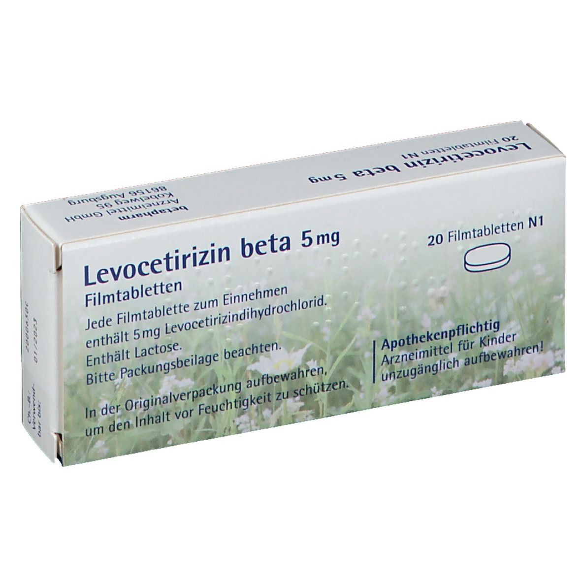 Levocetirizin beta 5 mg