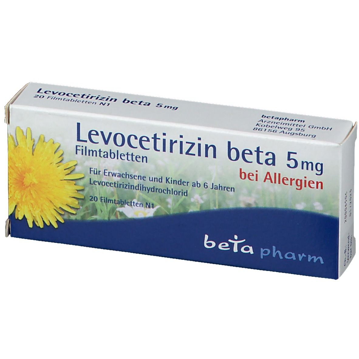 Levocetirizin beta 5 mg